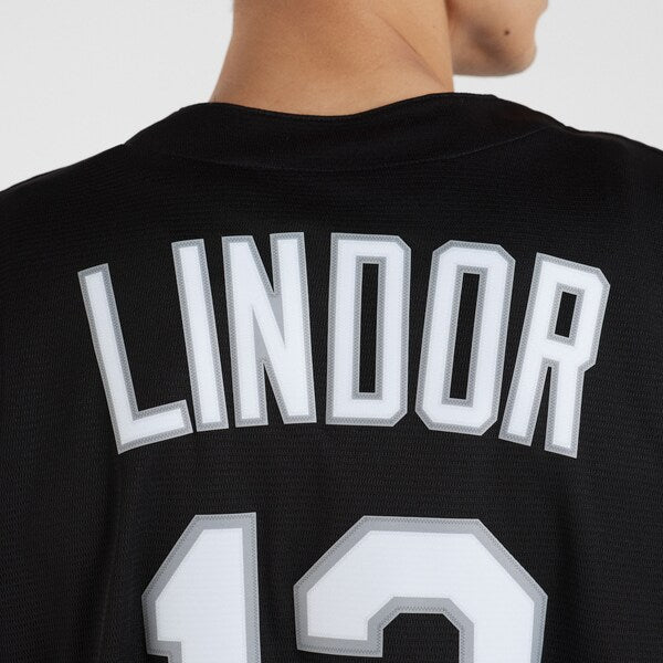 Francisco Lindor New York Mets Nike Lights Out Replica Player Jersey - Black