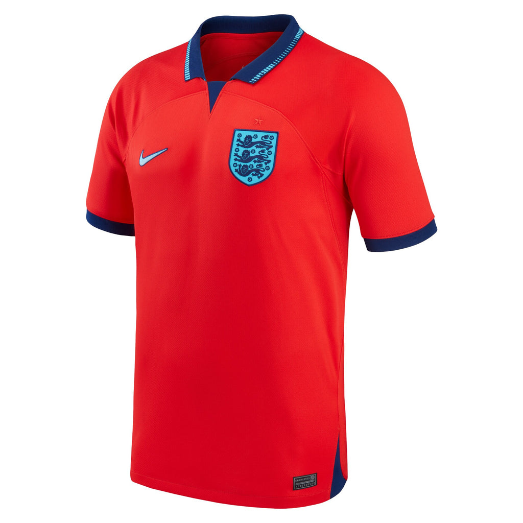 England National Team Nike Youth 2022/23 Away Authentic Blank Jersey - Red
