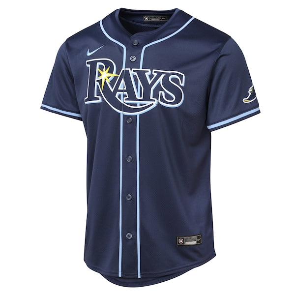 Tampa Bay Rays Youth Road Limited Jersey - Navy/Light Blue