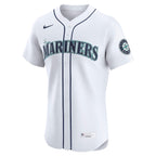 Julio Rodríguez Seattle Mariners Nike Home Elite Jersey - White/Cream/Teal
