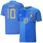 Lorenzo Insigne Italy National Team Puma 2022/23 Home Replica Player Jersey - Blue