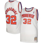 Amar'e Stoudemire Phoenix Suns 2001/02 Hardwood Classics Swingman Jersey - White/Purple