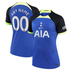 Tottenham Hotspur Nike Women's 2022/23 Away Breathe Stadium Replica Custom Jersey - Blue