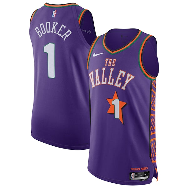 Devin Booker Phoenix Suns Nike 2024/25 Authentic Player Jersey - City Edition - Purple