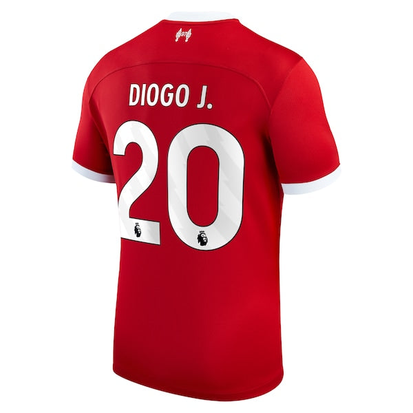 Diogo Jota Liverpool Nike 2023/24 Home Replica Player Jersey - Red/White