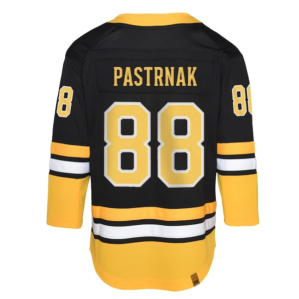 David Pastrnak Boston Bruins Youth 100th Anniversary Premier Player Jersey - Black