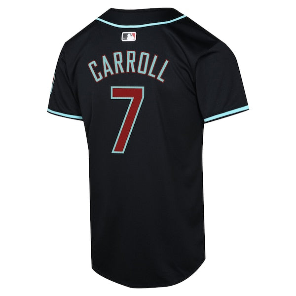 Corbin Carroll Arizona Diamondbacks Nike Youth Alternate Limited Player Jersey - Black