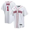 Boston Red Sox Nike #1 Dad Home Replica Jersey - White