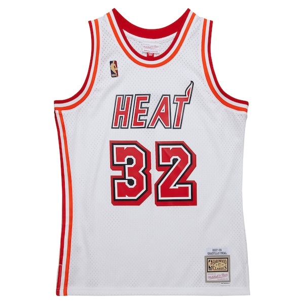Shaquille O'Neal Miami Heat 2007/08 Hardwood Classics Swingman Jersey - White