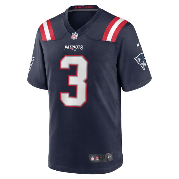 Demario Douglas New England Patriots Nike  Game Jersey -  Navy