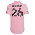 Gregore Inter Miami CF adidas 2022 The Heart Beat Kit Authentic Player Jersey - Pink