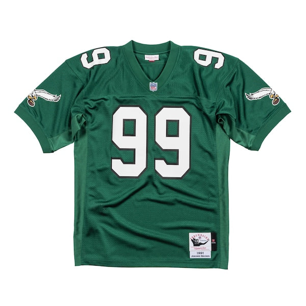 Jerome Brown Philadelphia Eagles  1991 Authentic Jersey - Kelly Green