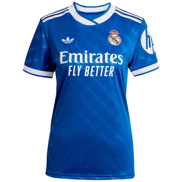 Los Merengues adidas Women's 2025/26 Third Replica Jersey - Blue