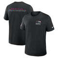 Seattle Seahawks Nike 2025 NFL Crucial Catch Tri-Blend Dri-FIT T-Shirt - Black