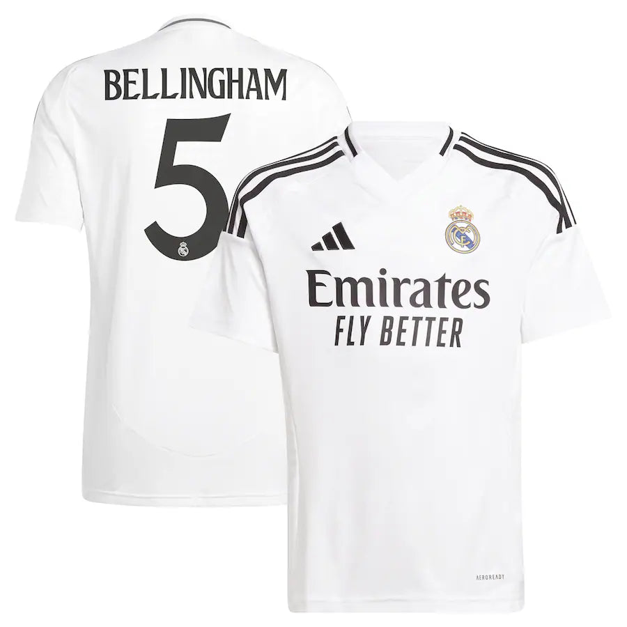 Jude Bellingham Los Merengues Youth adidas 2023/24 Away Replica Player Jersey - Navy/White