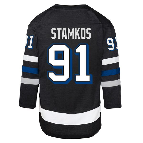 Steven Stamkos Tampa Bay Lightning Youth Alternate Replica Player Jersey - Black
