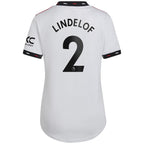 Victor Lindelof Manchester United adidas Women's 2022/23 Away Replica Player Jersey - White