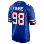 T.J. Sanders Buffalo Bills Nike Team Game Jersey -  Royal