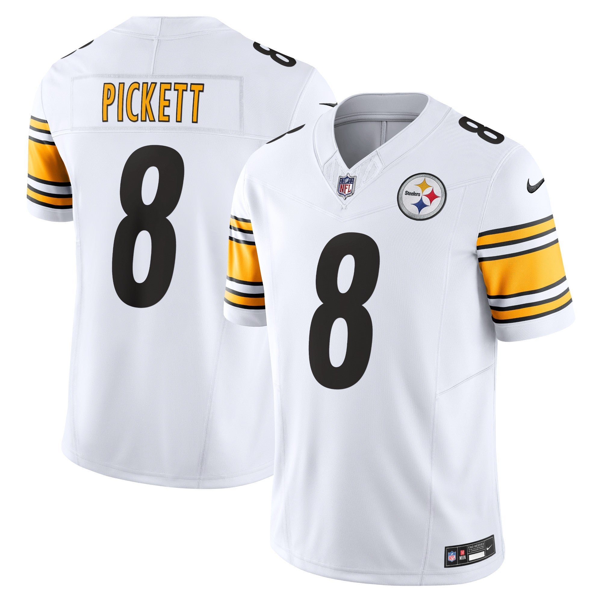 Kenny Pickett Pittsburgh Steelers Nike Vapor F.U.S.E. Limited Jersey - Black/White