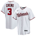 Dylan Crews Washington Nationals Nike Home Replica Jersey - White/Navy