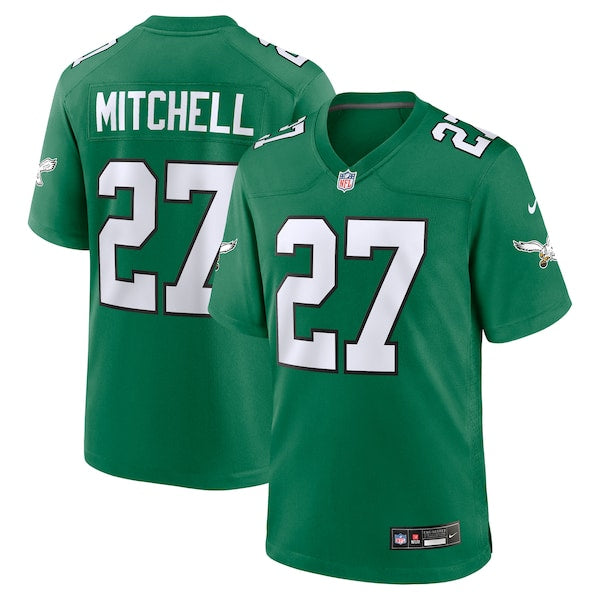 Quinyon Mitchell Philadelphia Eagles Nike Alternate Game Jersey -  Kelly Green/Green