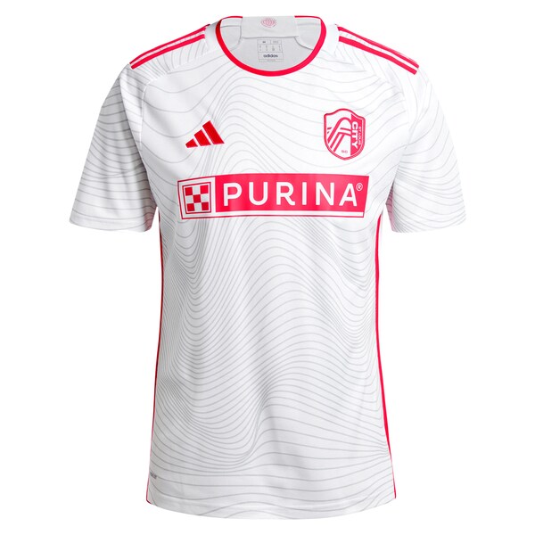 Eduard Löwen St. Louis City SC adidas 2024 The Confluence Kit Replica Player Jersey - White