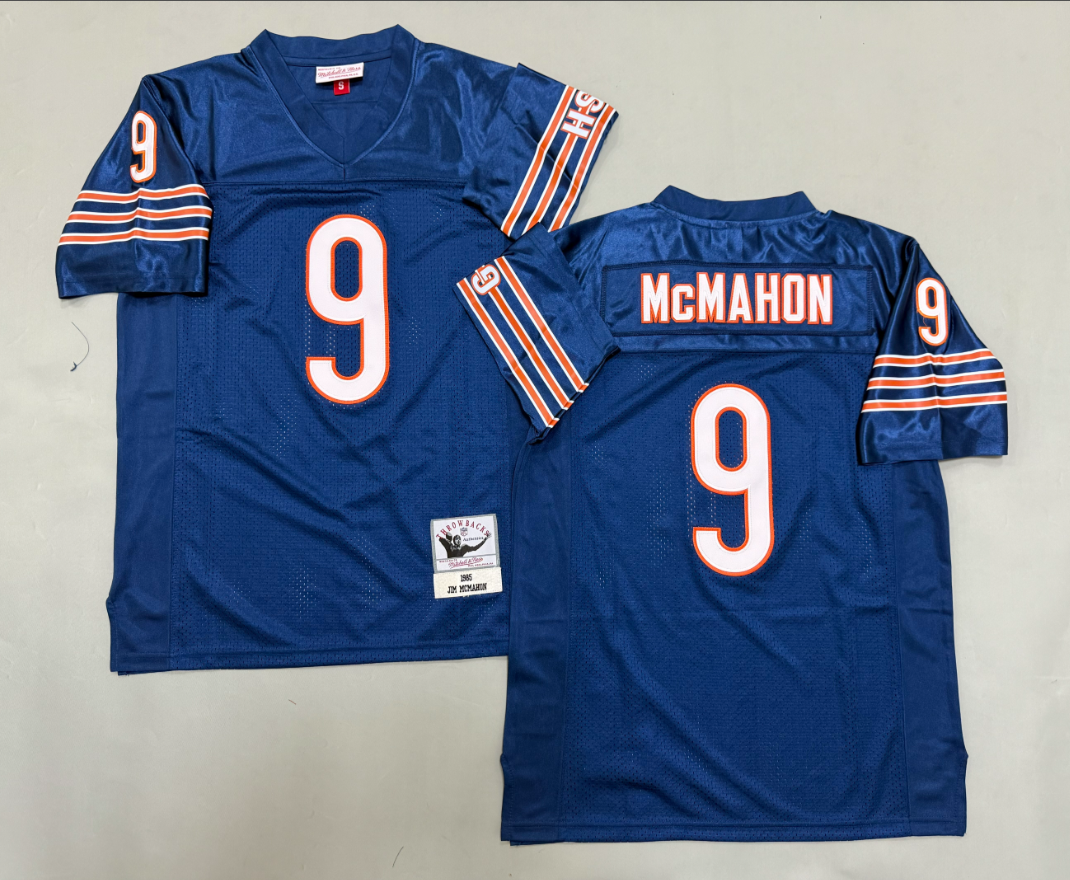 Jim McMahon Chicago Bears Authentic Throwback Retired Player Jersey