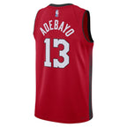 Bam Adebayo Miami Heat Nike Unisex 2024/25 Swingman Player Jersey - City Edition - Red