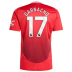 Alejandro Garnacho Manchester United 2024/25 Home Replica Player Jersey - Red