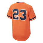 Kirk Gibson Detroit Tigers  Cooperstown Collection Mesh Batting Practice Button-Up Jersey  - Orange