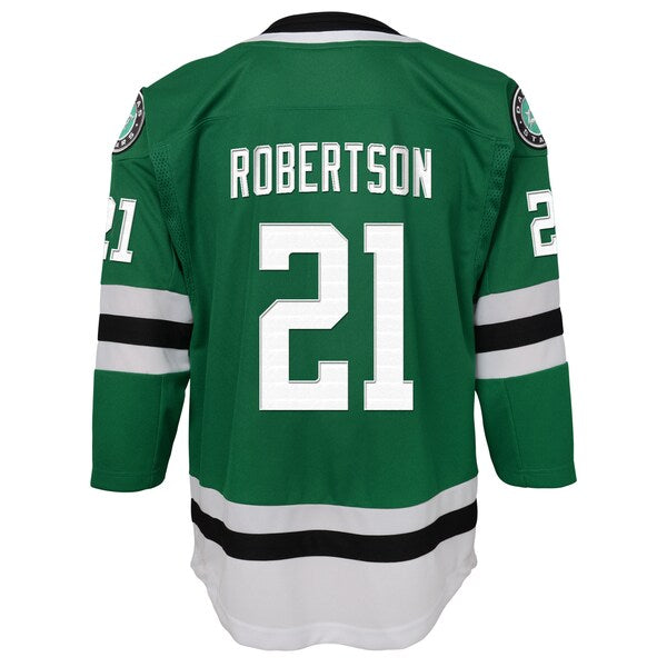Jason Robertson Dallas Stars Youth Home Premier Player Jersey - Kelly Green