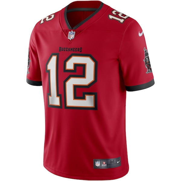 Tom Brady Tampa Bay Buccaneers Nike Vapor Limited Jersey - Red/Pewter