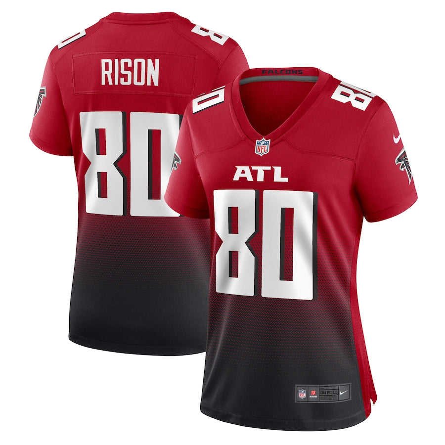 Andre Rison Atlanta Falcons Nike Women's Game Retired Player Jersey - Black/Red