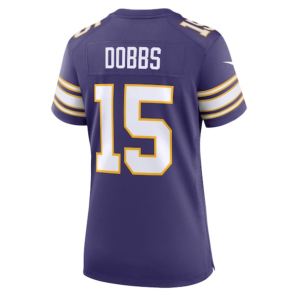 Joshua Dobbs Minnesota Vikings Nike Women's Alternate Game Jersey - Purple