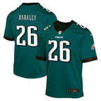 Saquon Barkley Philadelphia Eagles Nike Youth Team Player Game Jersey - Midnight Green