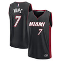 Kel'el Ware Miami Heat  Fast Break Replica Player Jersey - Icon Edition - Black