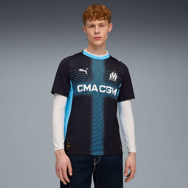 Olympique Marseille Puma 2025/26 Replica Away Jersey - Navy/White