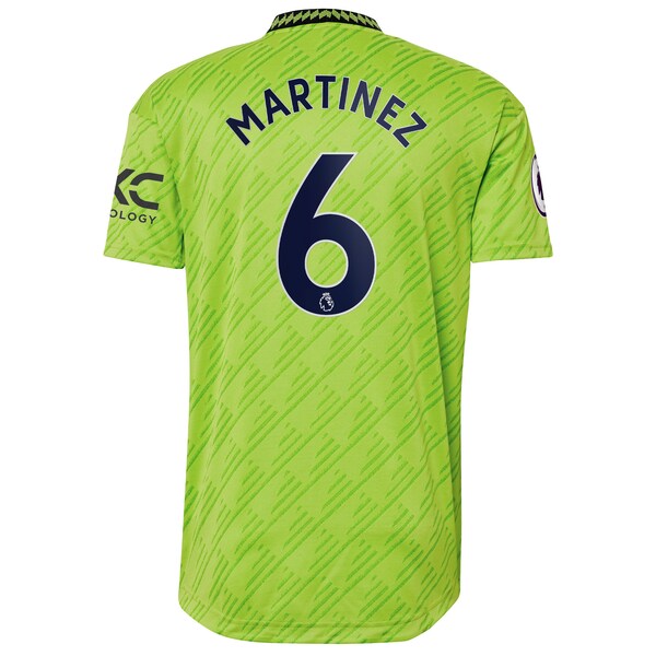 Lisandro Martínez Manchester United adidas 2022/23 Third Authentic Player Jersey - Neon Green