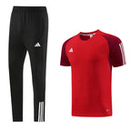Adidas Short Sleeve Training Jersey Set - AD03- Red