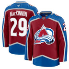 Nathan MacKinnon Colorado Avalanche  Home Premium Jersey - Burgundy/White/Navy
