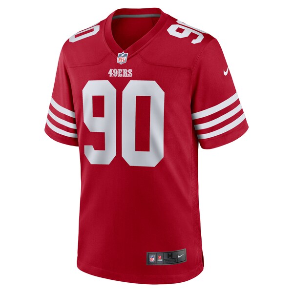 Kevin Givens San Francisco 49ers Nike  Game Jersey -  Scarlet