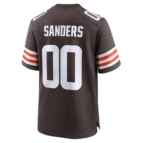 Shedeur Sanders Cleveland Browns Nike 2025 NFL Draft Game Jersey - Brown/White