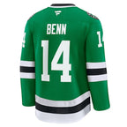 Jamie Benn Dallas Stars  Home Premium Jersey - Kelly Green/Black