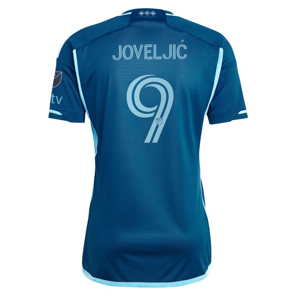 Dejan Joveljic Sporting Kansas City adidas 2024 Diamonds Our Forever Authentic Player Jersey - Navy