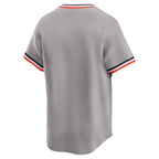 Detroit Tigers Nike Throwback Cooperstown Collection Limited Jersey - Gray