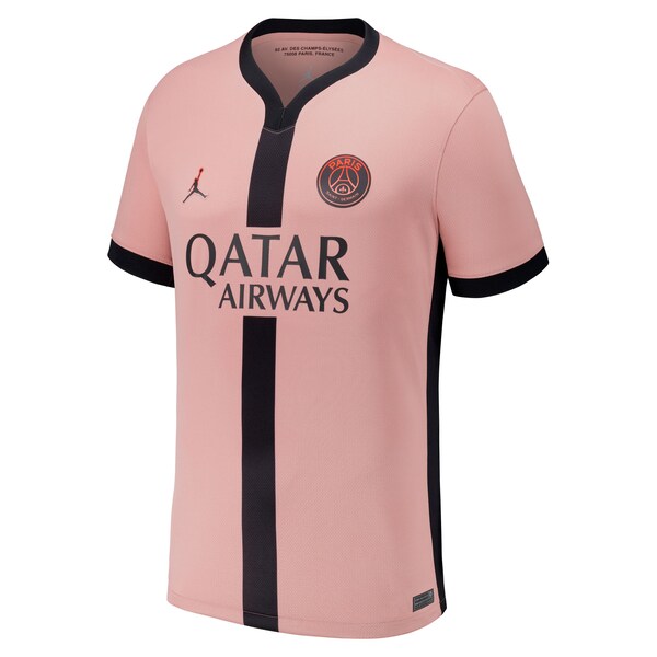 Khvicha Kvaratskhelia Paris Saint-Germain Nike Youth 2024/25 Third Replica Player Jersey - Pink