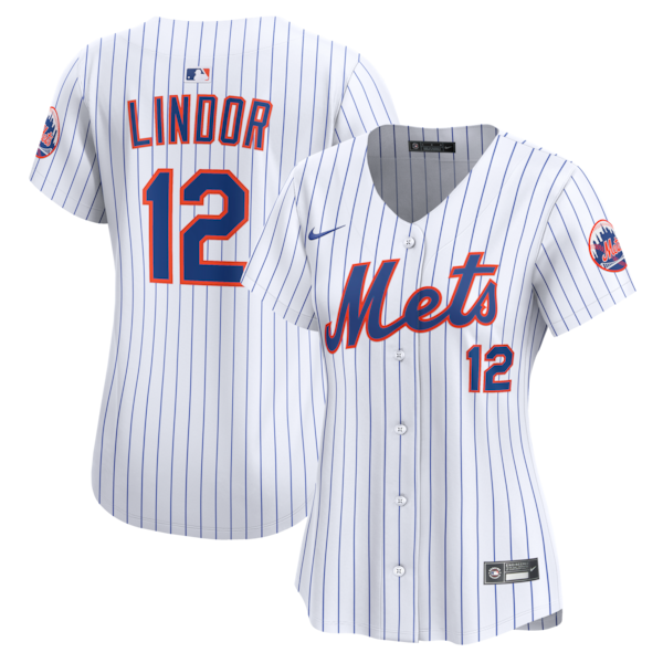 Francisco Lindor New York Mets Nike Women's Home Limited Jersey - White