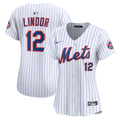 Francisco Lindor New York Mets Nike Women's Home Limited Jersey - White