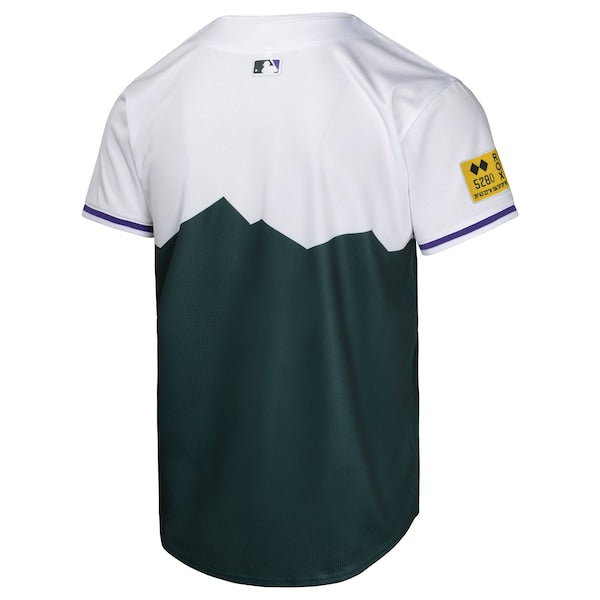 Colorado Rockies Nike Youth City Connect Limited Jersey - Green