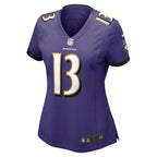 Devin Duvernay Baltimore Ravens Nike Women's Game Jersey - Purple